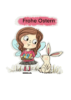 Hase Froheostern Sticker by Rundfux