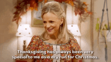 christmas thanksgiving GIF by truTV’s At Home with Amy Sedaris