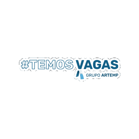 Temos Vagas Sticker by Grupo Artemp