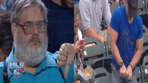 Water Bottle Thumbs Down GIF by MLB Network - Find & Share on GIPHY