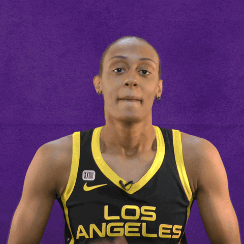 Los Angeles Sparks Brittney Sykes GIF by The Official Page of the Los Angeles Sparks