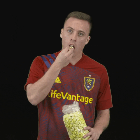 Soccer Popcorn GIF by realsaltlake
