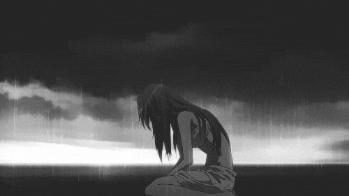 Sad Gif Anime Girl  Young Woman Crying Gif @