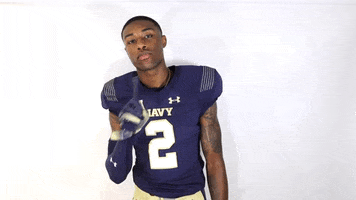Navy Football Marcus Wiggins GIF by Navy Athletics