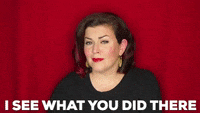 christinegritmon red i see what you did there isee cgritmon GIF