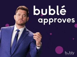 I Approve Michael Buble GIF by bubly