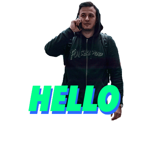 Its Me Hello Sticker by Fotsbeats