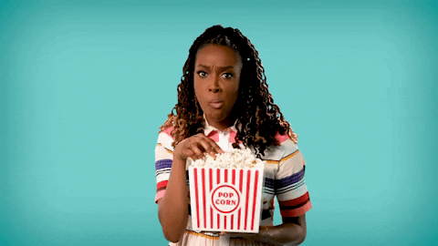 Franchesca Ramsey Popcorn GIF by chescaleigh - Find & Share on GIPHY