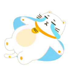 Sad Cat Sticker by Bank Neo Commerce