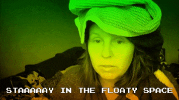 Floating Spaced Out GIF by Caroline - The Happy Sensitive