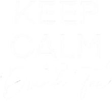 Keep Calm Drink Tea Sticker by Gryphon Tea