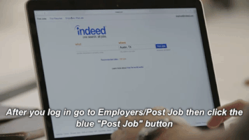staffingnerd indeed job post how to post a job on indeed post a job GIF