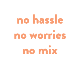 No Hassle No Worries No Mix Sticker by Niks Vodka Soda