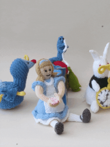 Round We Go Alice In Wonderland GIF by TeaCosyFolk