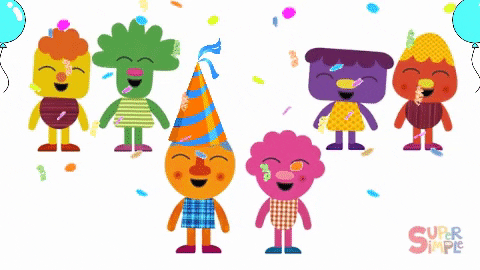 Happy Birthday Celebration GIF by Super Simple - Find & Share on GIPHY