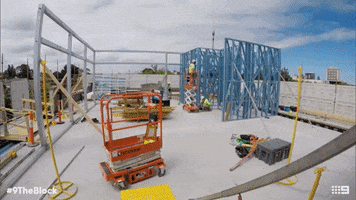construction crane GIF by theblock