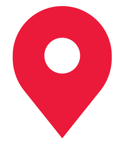 Location Red Pin Sticker by The Brandinator