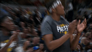 indiana pacers good job GIF by NBA