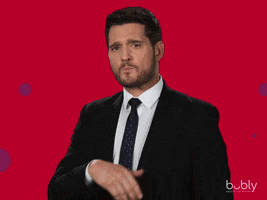 michael buble sup GIF by bubly
