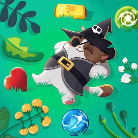 spring napping GIF by Bubble Witch