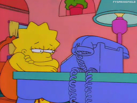 Lisa Simpson Reaction GIF by MOODMAN - Find & Share on GIPHY