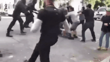 Punch Proudboys GIF