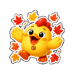 Autumn Lineスタンプ Sticker by 熊本とりから家 下松店