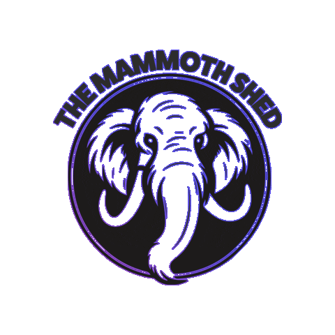 Mammoth Shed Sticker by Sheds Direct Ireland