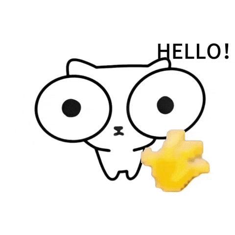 Cat Hello GIF