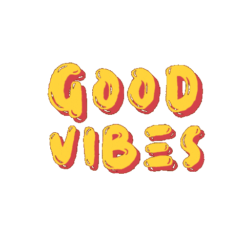 Good Vibes Text Sticker