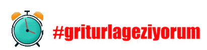 gri tur Sticker