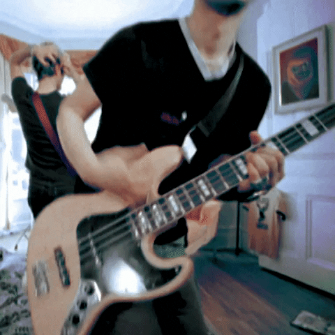 Bass Guitar Insomnia GIF by Feeder
