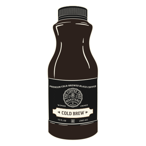 Pittsburgh Cold Brew Sticker by Coffee Tree Roasters