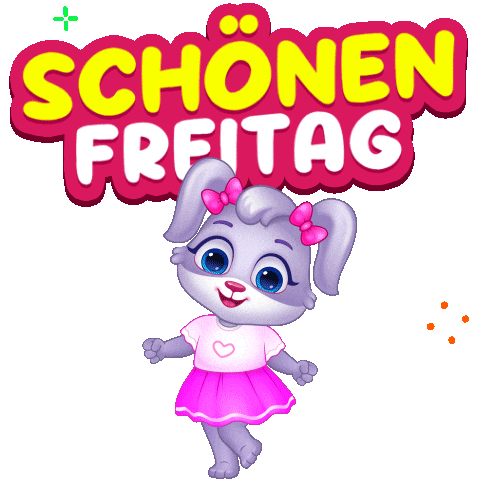 Friday Guten Morgen Sticker by Lucas and Friends by RV AppStudios