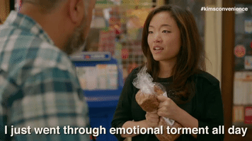 loaf of bread rage GIF by Kim's Convenience