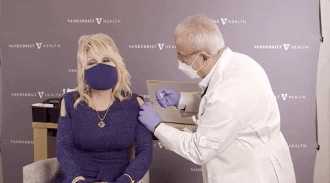 Dolly Parton Vaccine GIF by GIPHY News