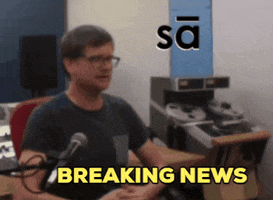 Breaking News Announcement GIF by Sudeep Audio GIFs