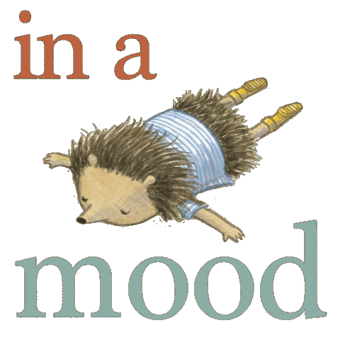 Mood Hedgehog Sticker by Tundra