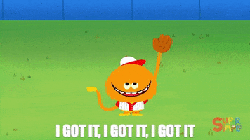 you're out opening day GIF by Super Simple