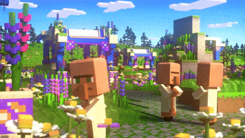 Happy Video Game GIF by Minecraft