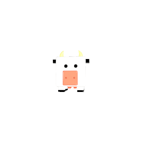 Cow Sticker