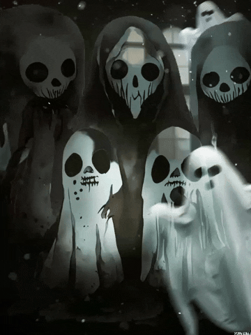 Fun Ghosts GIF by Gallery.fm