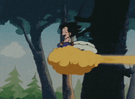 dragon ball forest GIF