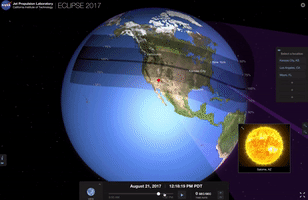 solar eclipse sun GIF by NASA
