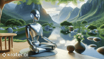 Meditating Artificial Intelligence GIF by Krater.ai