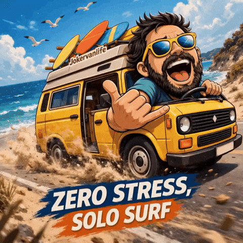 Surf Roadtrip GIF by VanTrip.it