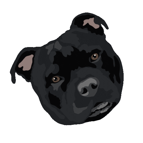 Staffy Sticker