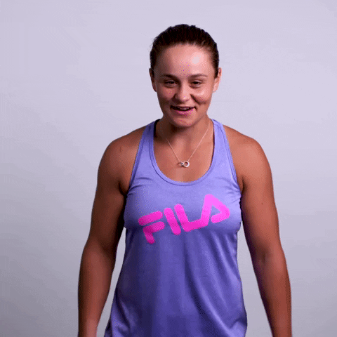 Ashleigh Barty Whatever GIF by WTA