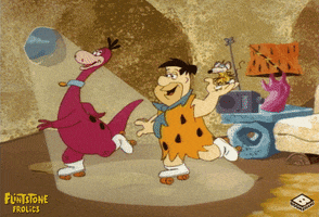 fred flintstone dancing GIF by Boomerang Official