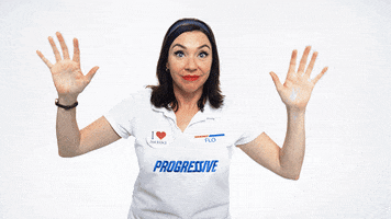 wave hello GIF by Flo From Progressive